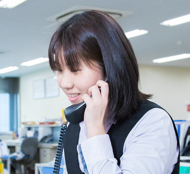 事務 「お客様を第一に考えて動く」